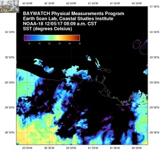 Dec 05 2017 14 UTC NOAA-18 Atch Bay SST