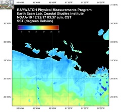 Dec 22 2017 09 UTC NOAA-19 Atch Bay SST