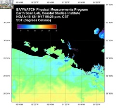 Dec 20 2017 00 UTC NOAA-18 Atch Bay SST