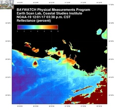 Dec 01 2017 21 UTC NOAA-19 Atch Bay Reflectance