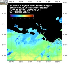 Dec 19 2017 13 UTC NOAA-18 Atch Bay SST
