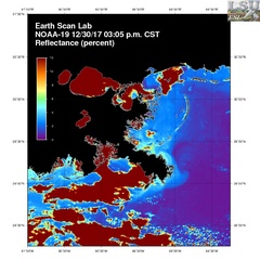 Dec 30 2017 21 UTC NOAA-19 MRP Reflectance