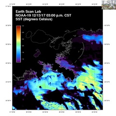 Dec 13 2017 21 UTC NOAA-19 MRP SST