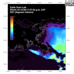 Dec 30 2017 01 UTC NOAA-18 MRP SST
