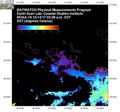 Dec 14 2017 09 UTC NOAA-19 Atch Bay SST