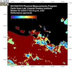 Dec 03 2017 21 UTC NOAA-19 Atch Bay Reflectance