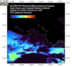 Dec 30 2017 09 UTC NOAA-19 Atch Bay SST
