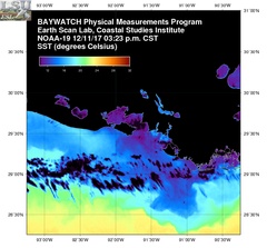 Dec 11 2017 21 UTC NOAA-19 Atch Bay SST
