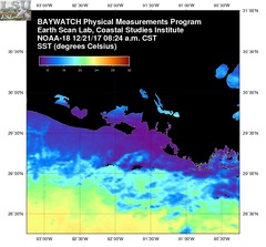 Dec 21 2017 14 UTC NOAA-18 Atch Bay SST