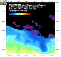 Dec 12 2017 21 UTC NOAA-19 Atch Bay SST
