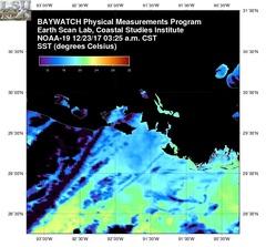 Dec 23 2017 09 UTC NOAA-19 Atch Bay SST