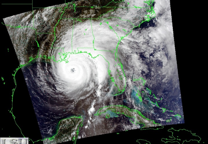MODIS Hurricane Ivan