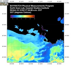 Dec 02 2017 10 UTC NOAA-19 Atch Bay SST