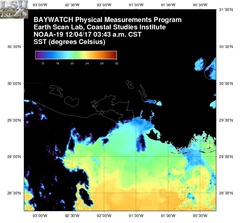Dec 04 2017 09 UTC NOAA-19 Atch Bay SST