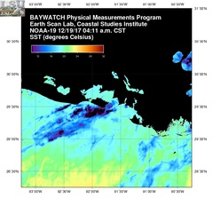 Dec 19 2017 10 UTC NOAA-19 Atch Bay SST