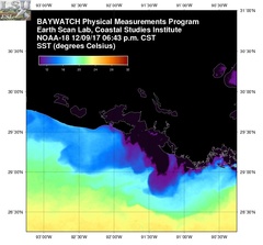 Dec 10 2017 00 UTC NOAA-18 Atch Bay SST