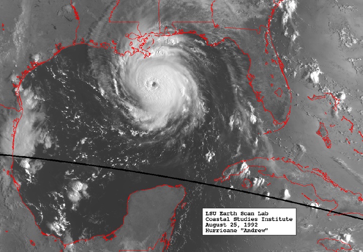 Hurricane Andrew Swath