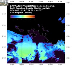 Dec 26 2017 00 UTC NOAA-18 Atch Bay SST