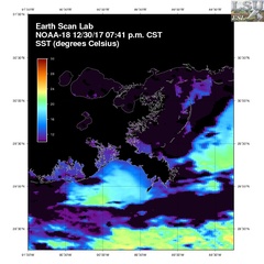 Dec 31 2017 01 UTC NOAA-18 MRP SST