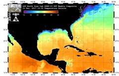 Latest GOES WEEKLY SST image