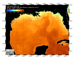 Nov 2017 GOES Monthly Gulf of Mexico SST