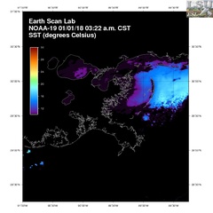 Jan 01 2018 09 UTC NOAA-19 MRP SST