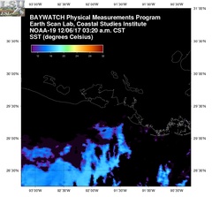 Dec 06 2017 09 UTC NOAA-19 Atch Bay SST
