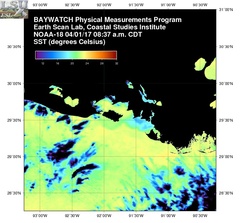 Apr 01 2017 13 UTC NOAA-18 Atch Bay SST