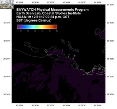 Dec 31 2017 20 UTC NOAA-19 Atch Bay SST