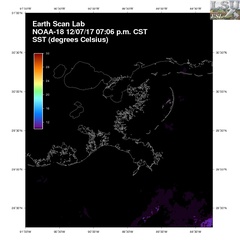 Dec 08 2017 01 UTC NOAA-18 MRP SST