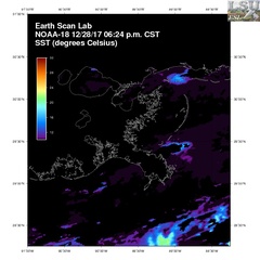 Dec 29 2017 00 UTC NOAA-18 MRP SST