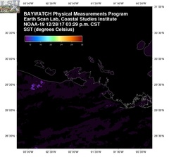 Dec 28 2017 21 UTC NOAA-19 Atch Bay SST