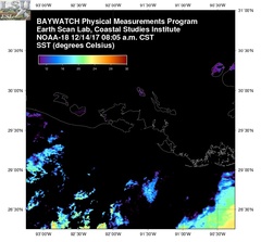 Dec 14 2017 14 UTC NOAA-18 Atch Bay SST