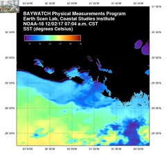 Dec 02 2017 13 UTC NOAA-18 Atch Bay SST