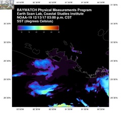 Dec 13 2017 21 UTC NOAA-19 Atch Bay SST