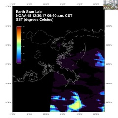 Dec 30 2017 12 UTC NOAA-18 MRP SST