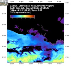 Dec 12 2017 00 UTC NOAA-18 Atch Bay SST