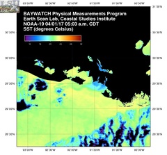 Apr 01 2017 10 UTC NOAA-19 Atch Bay SST