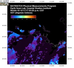 Dec 17 2017 21 UTC NOAA-19 Atch Bay SST