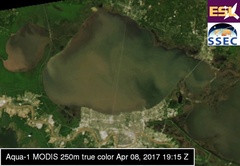 Apr 08 2017 19:15 MODIS 250m LAKEPONTCH
