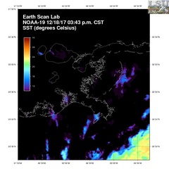 Dec 18 2017 21 UTC NOAA-19 MRP SST