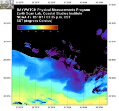 Dec 10 2017 21 UTC NOAA-19 Atch Bay SST