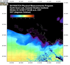 Dec 09 2017 10 UTC NOAA-19 Atch Bay SST