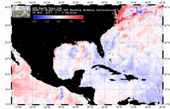 Nov 2017 GOES Monthly North Atlantic SST Anomaly