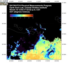 Dec 05 2017 20 UTC NOAA-19 Atch Bay SST