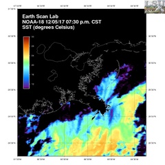 Dec 06 2017 01 UTC NOAA-18 MRP SST