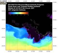 Dec 10 2017 10 UTC NOAA-19 Atch Bay SST