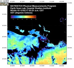Dec 05 2017 09 UTC NOAA-19 Atch Bay SST
