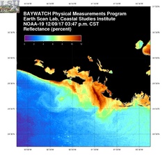 Dec 09 2017 21 UTC NOAA-19 Atch Bay Reflectance