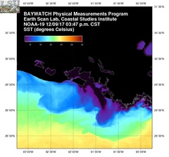 Dec 09 2017 21 UTC NOAA-19 Atch Bay SST